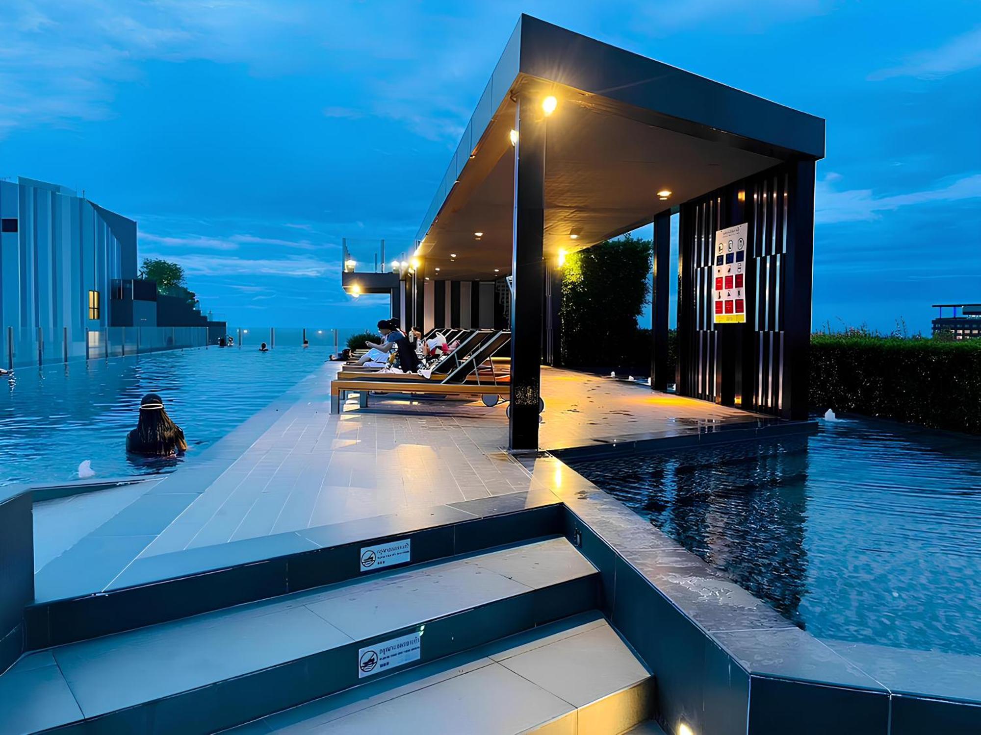 Great Location With Infinity Pool - Central Pattaya Apartment Exterior photo